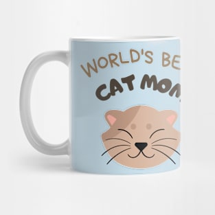 World's Best Cat Mom, Vintage Inspired Mug